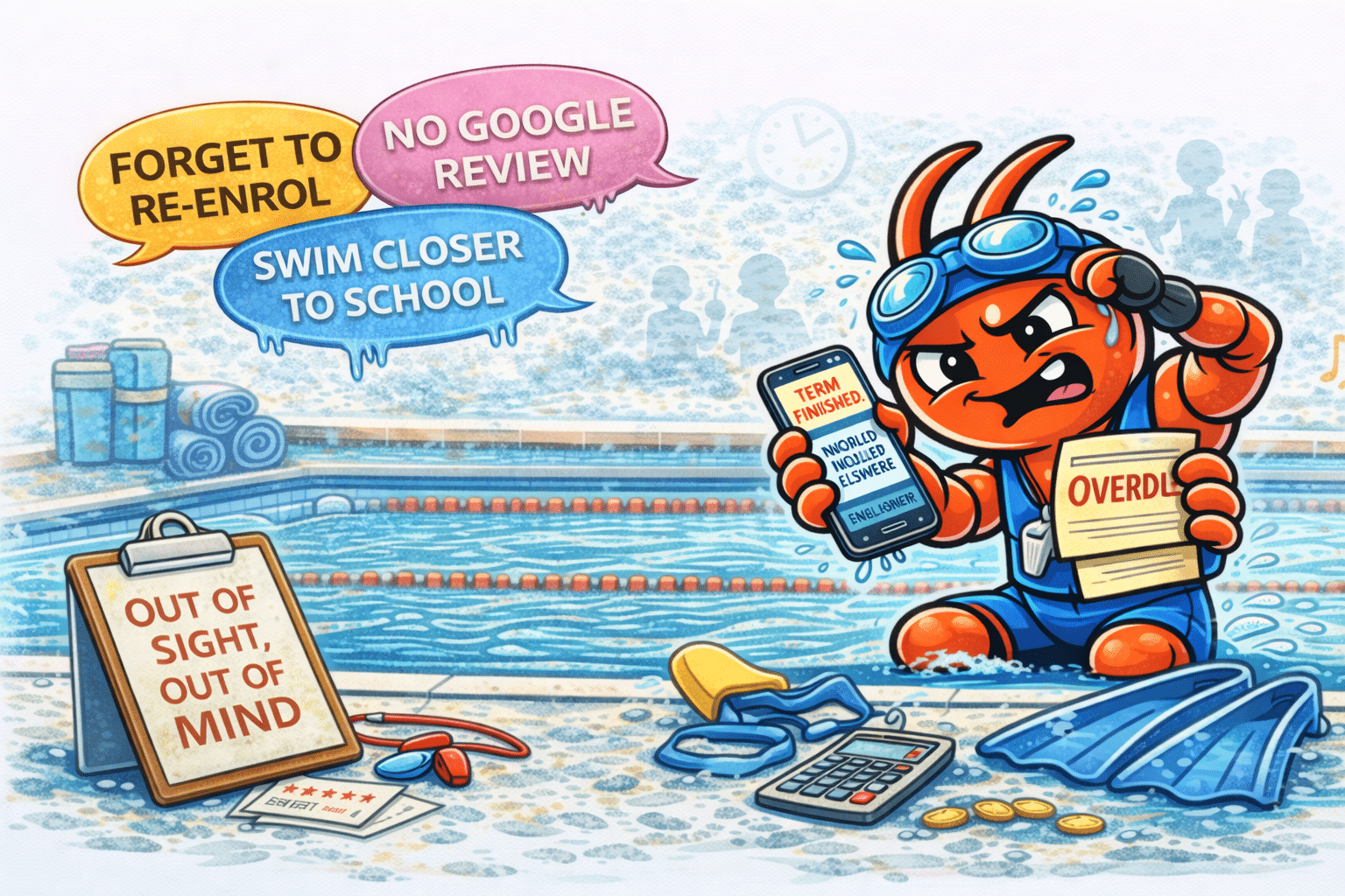 AI agents for Brisbane swimming schools - Families Drift Away Between Terms