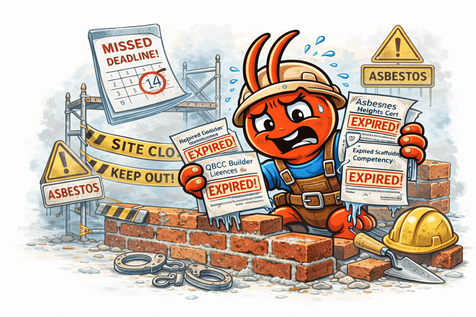 AI agents for Brisbane bricklayers - Licence and Cert Renewals Slip
