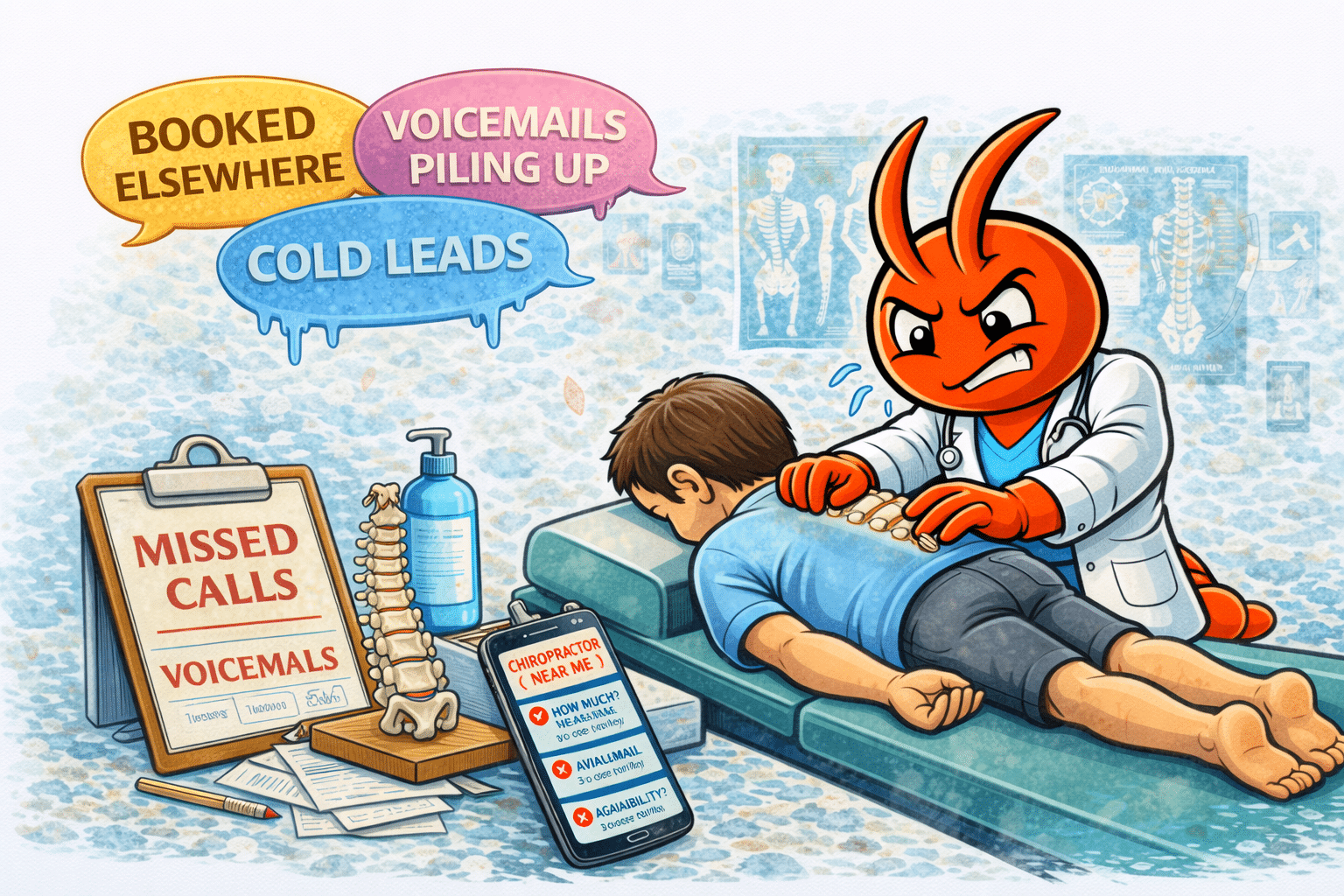 AI agents for Brisbane chiropractors - New Patient Enquiries Go Cold While You&rsquo;re With Patients