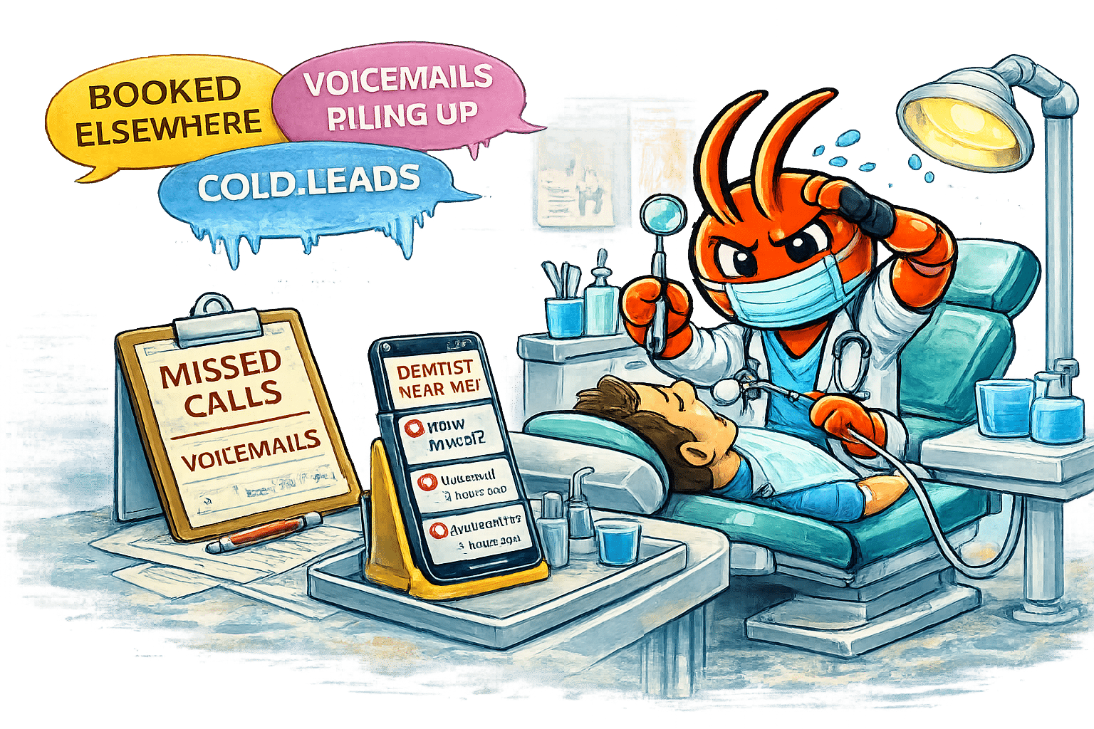 AI agents for Brisbane dental clinics - New Patient Enquiries Go Cold While You're in the Chair