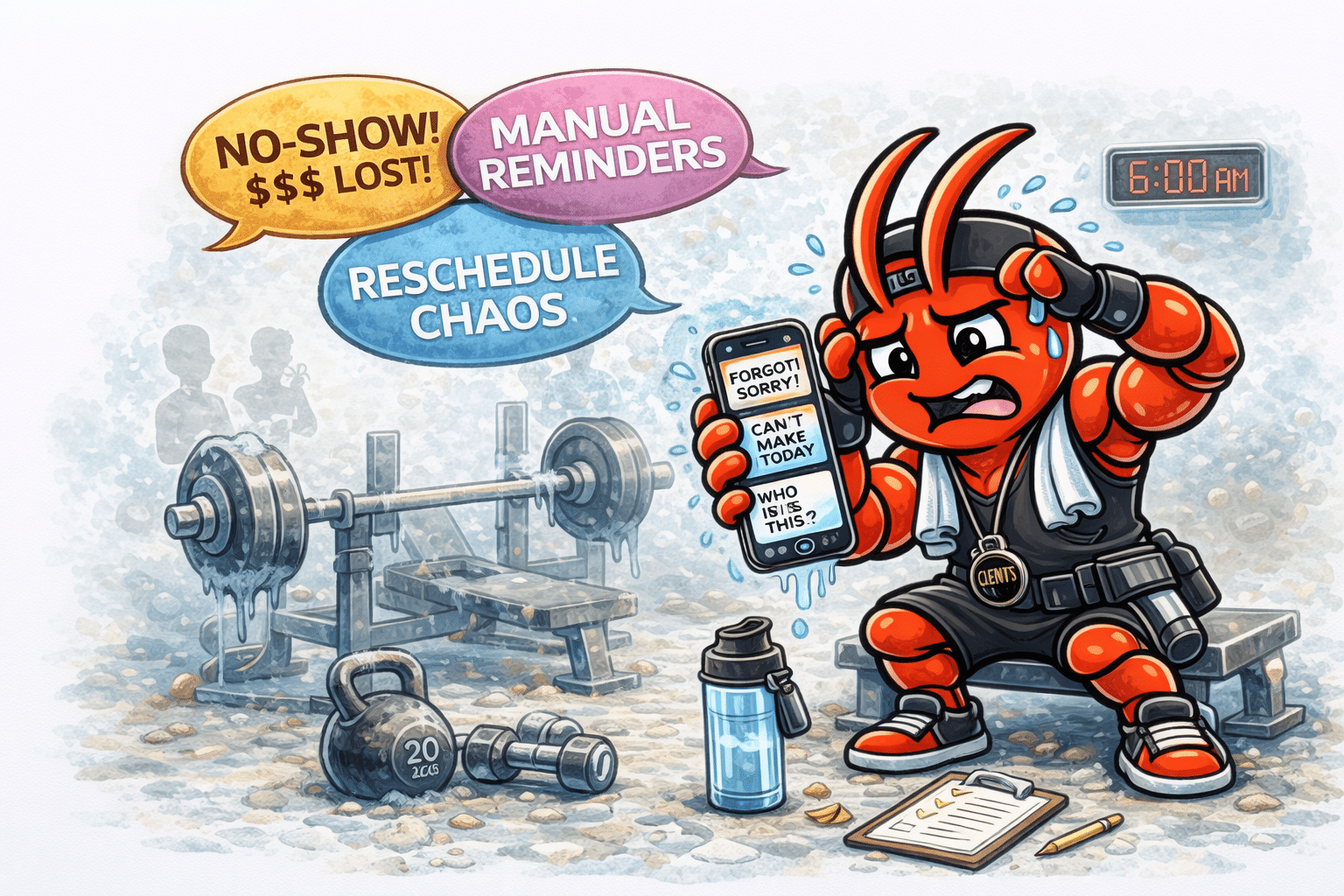 AI agents for Brisbane personal trainers - No-Shows and Forgotten Sessions Kill Your Schedule
