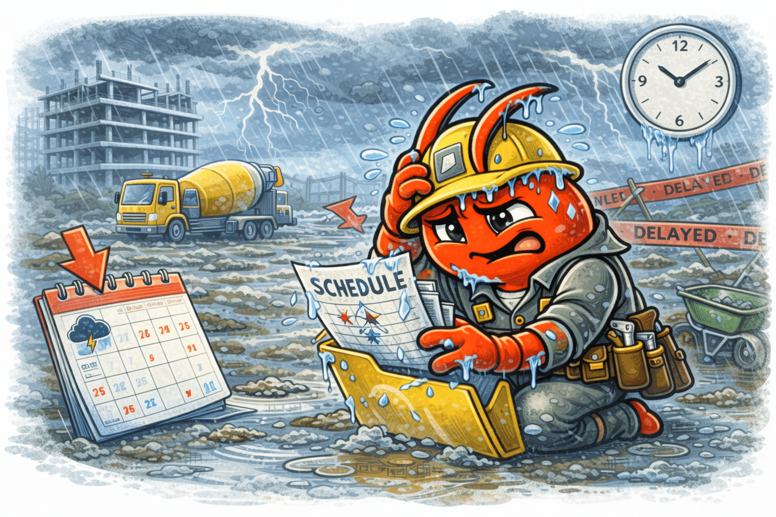 AI agents for Brisbane concreters - Weather Delays Kill Your Schedule
